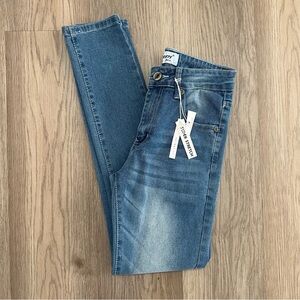 M. Society Blue Super Stretch Skinny Jeans Size 28x30 NWT